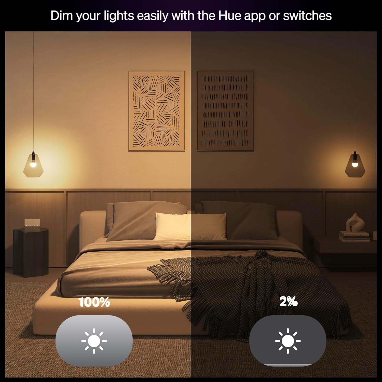 Philips Hue Smart Light Starter Kit (4-Pack)