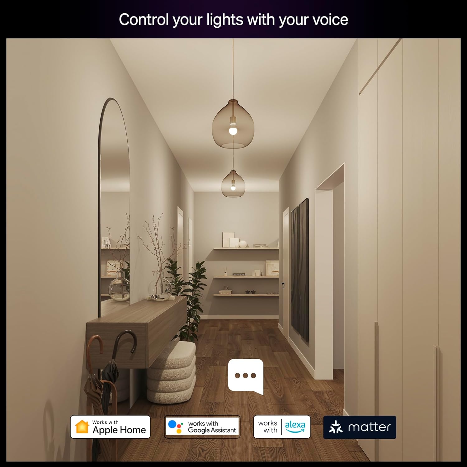 Philips Hue Smart Light Starter Kit (4-Pack)